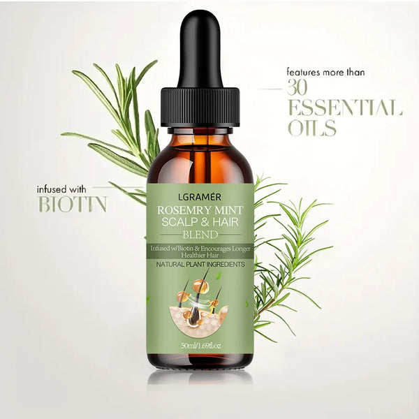Rosemary Mint Scalp & Hair Strengthening Oil