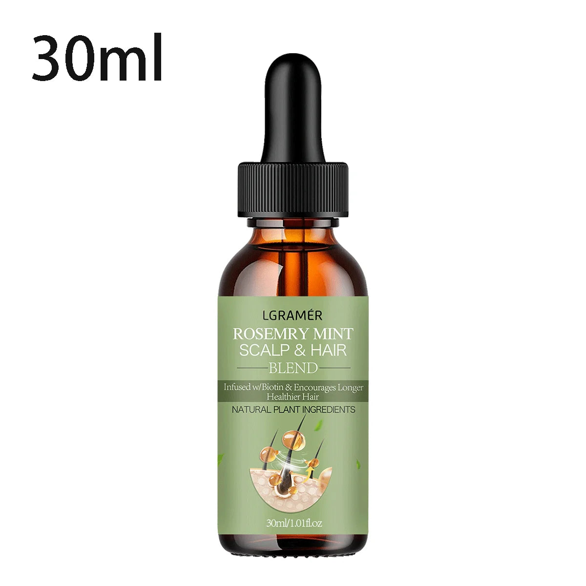 Rosemary Mint Scalp & Hair Strengthening Oil