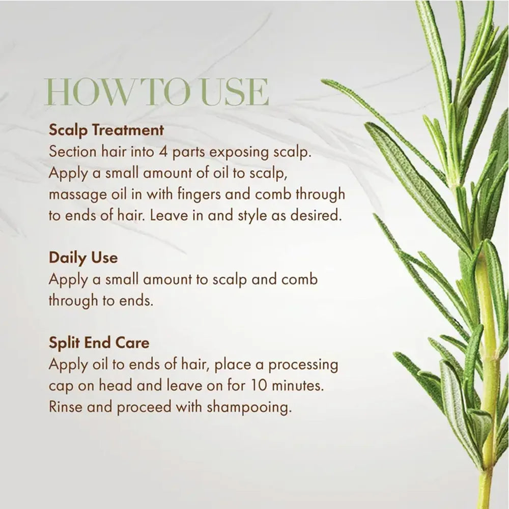 Rosemary Mint Scalp & Hair Strengthening Oil
